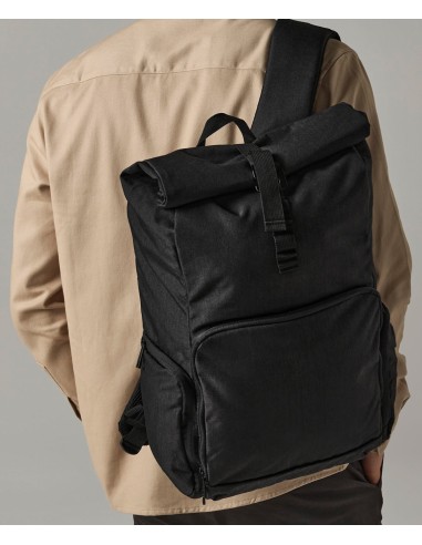QUA-QD995-Q-Tech Charge Roll-Top Backpack